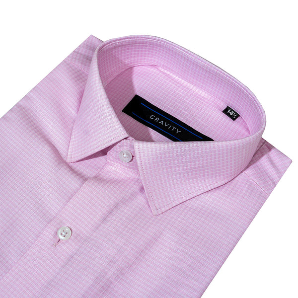 Gravity Men Dress Shirt Light Purple