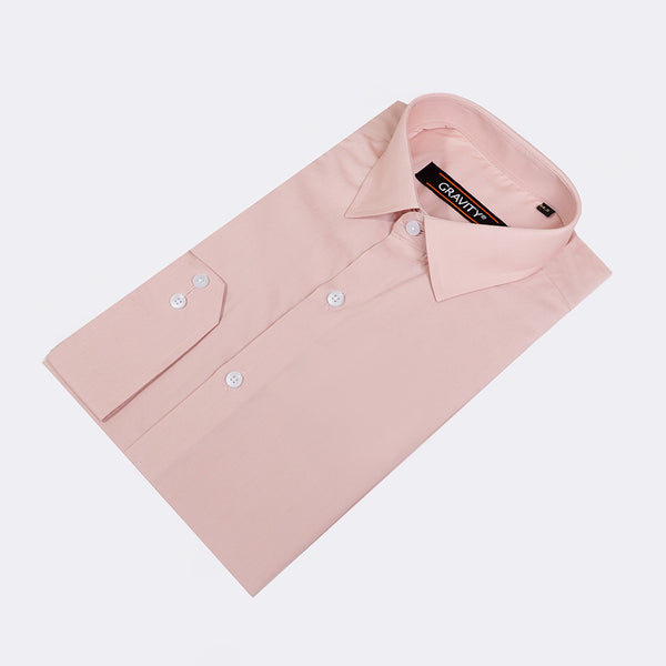 Gravity Men Dress Shirt Baby Pink