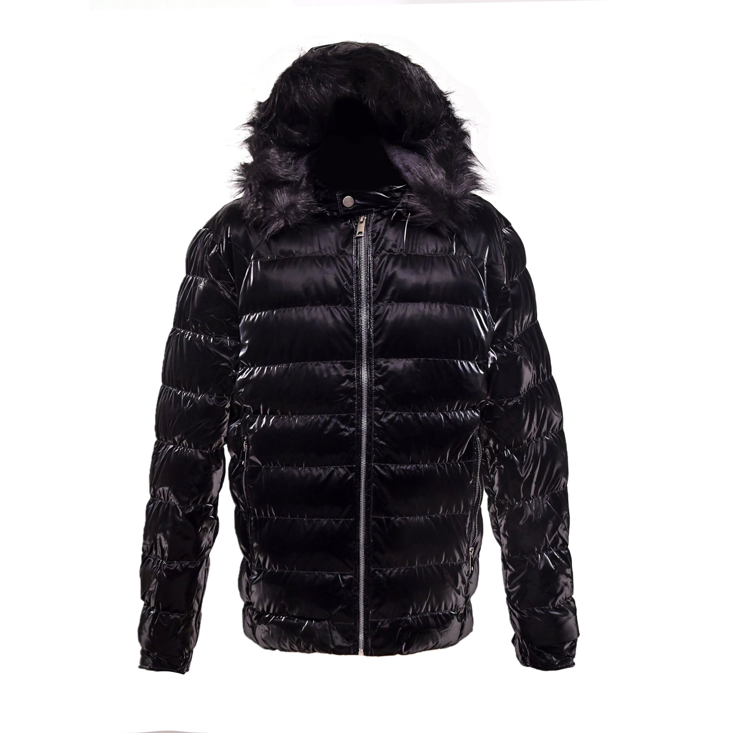 Men Jacket Shiny Look