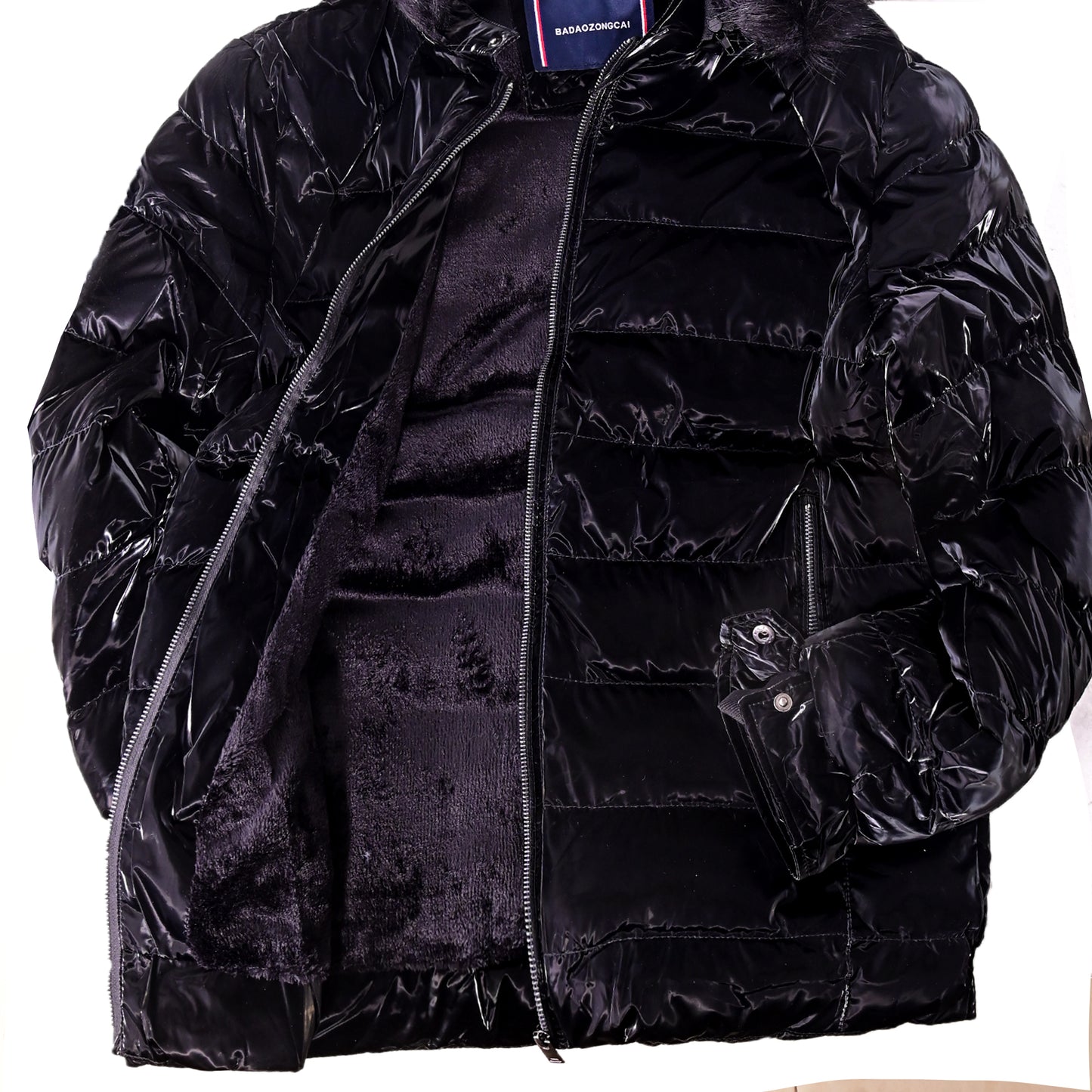 Men Jacket Shiny Look