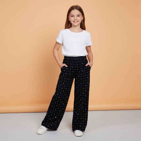 Girls Black Trouser