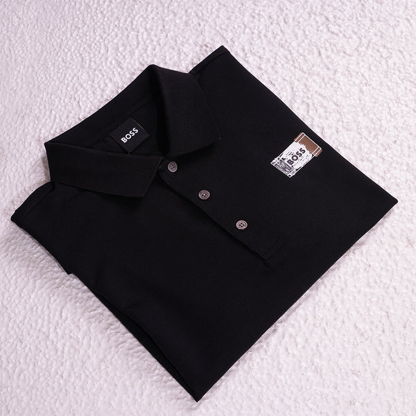 Gravity Black Polo T-Shirt