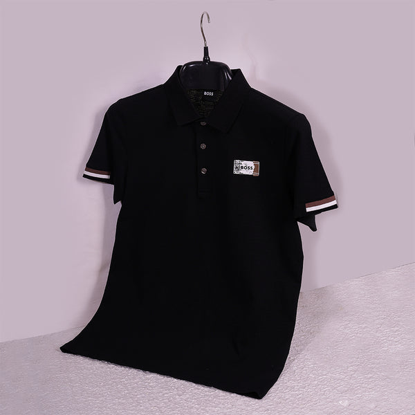 Gravity Black Polo T-Shirt