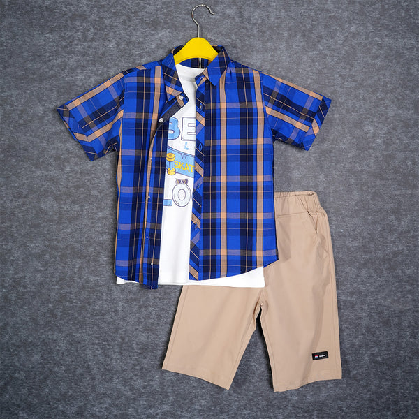 Boys Double Shirt & Short Set