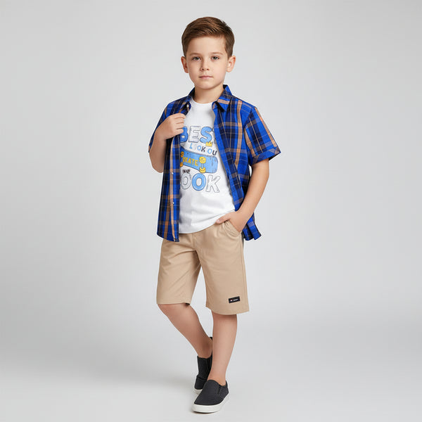 Boys Double Shirt & Short Set