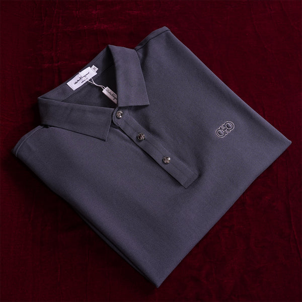 Gravity Dark Grey Polo T-Shirt