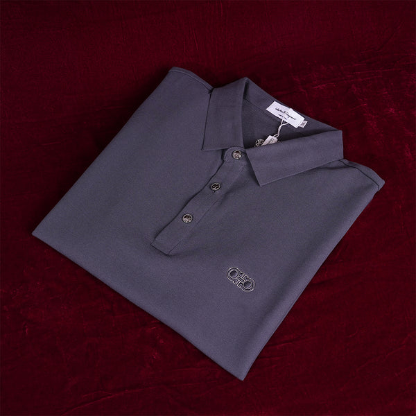 Gravity Dark Grey Polo T-Shirt