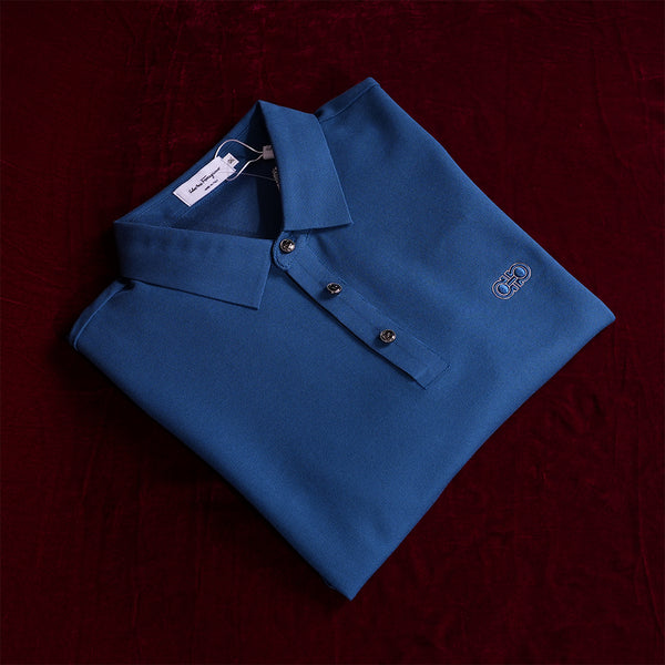 Gravity Blue Polo T-Shirt
