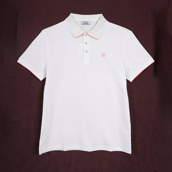 Gravity White Polo T-Shirt
