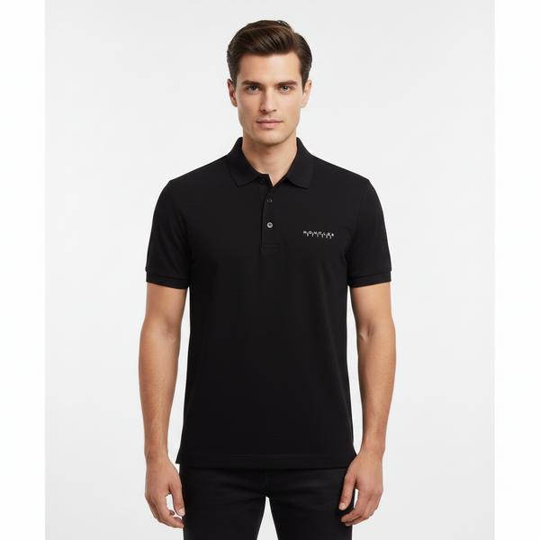 Gravity Black Polo T-Shirt