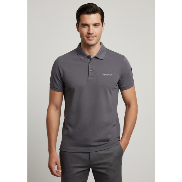 Gravity Grey Polo T-Shirt