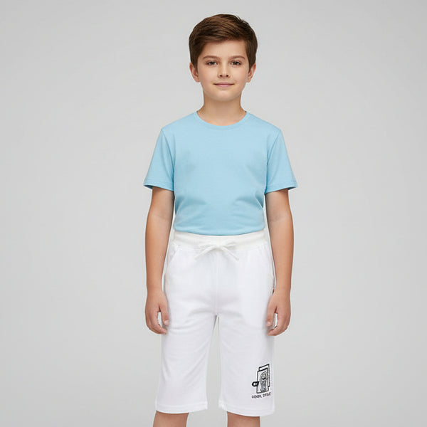 Boys White Shorts