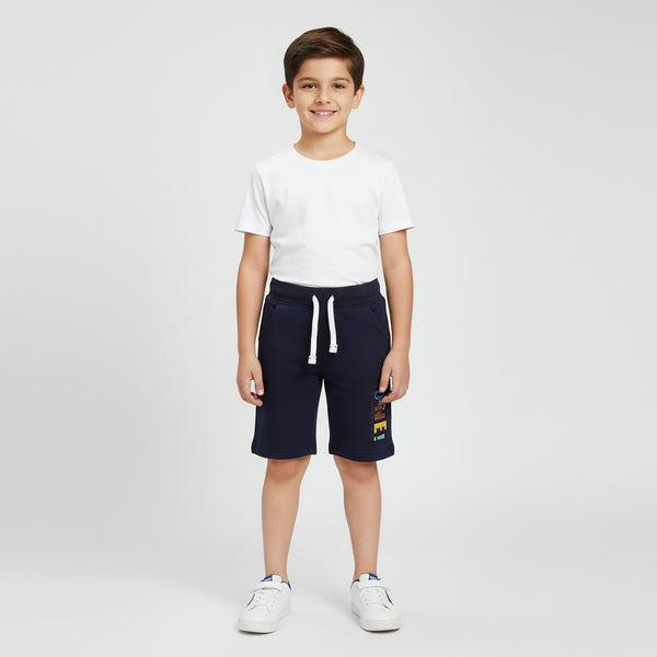 Boys Dark Blue Shorts