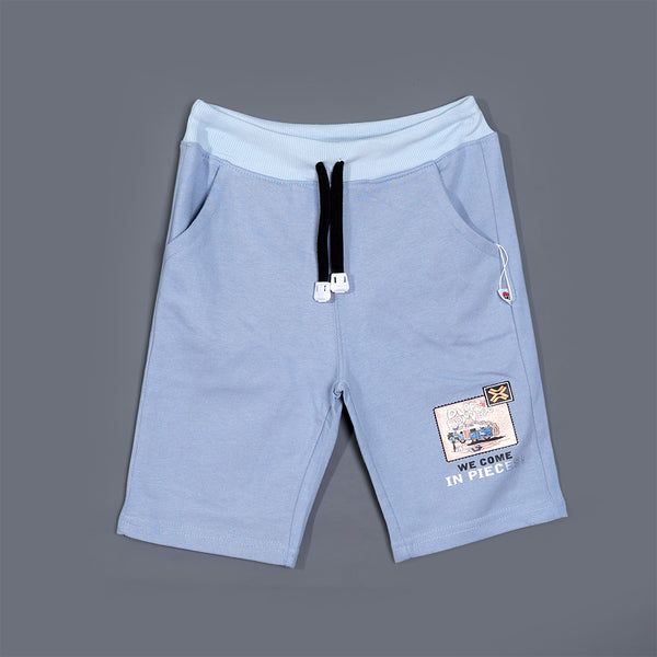 Boys Sky-Blue Shorts