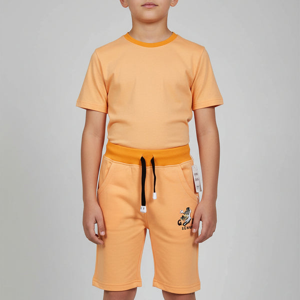 Boys Orange Shorts
