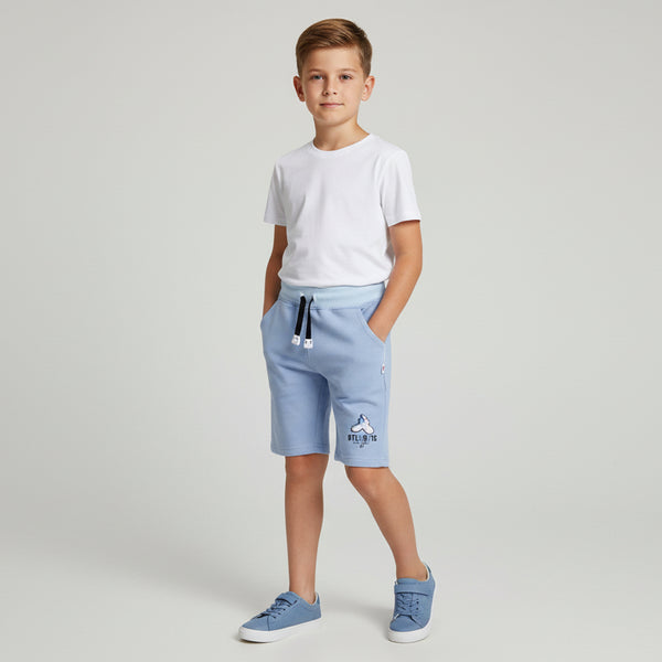 Boys Sky-Blue Shorts