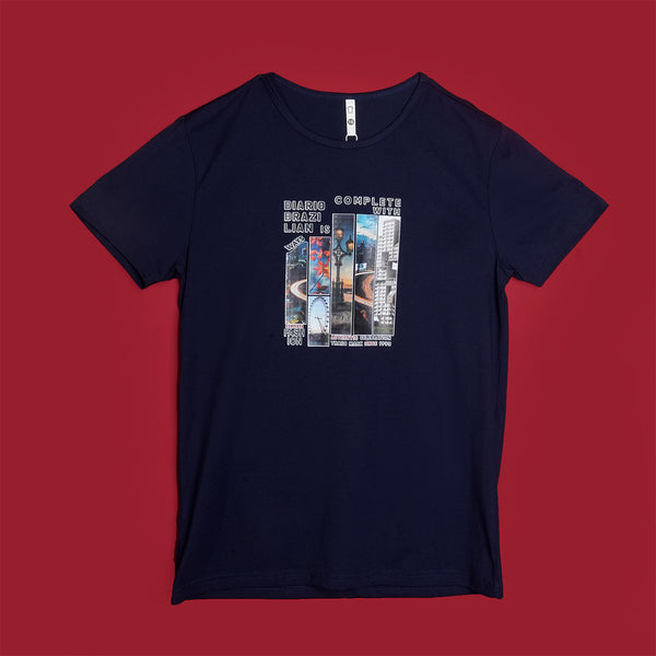 Boys Graphic Black T-Shirt