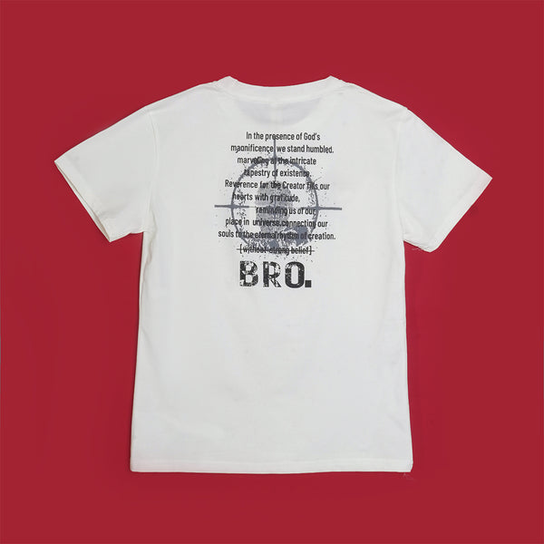 Boys Graphic White T-Shirt