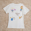 Boys White Graphic T-Shirt