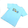 Boys Sky Blue Graphic T-Shirt