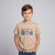 Boys Graphic Brown T-Shirt