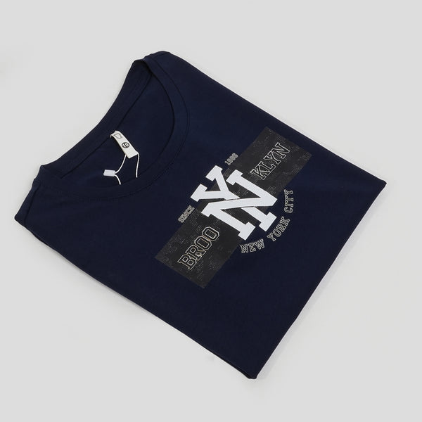 Boys Graphic Blue T-Shirt