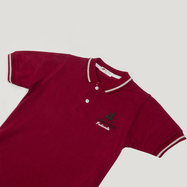 Boys Polo Red T-Shirt