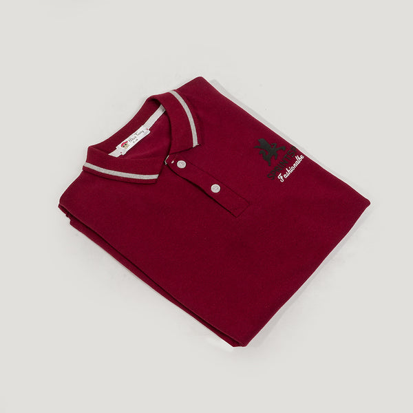 Boys Polo Red T-Shirt
