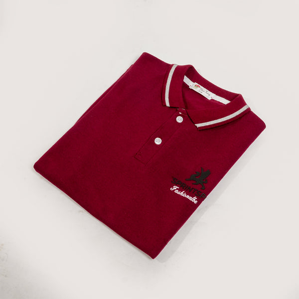Boys Polo Red T-Shirt
