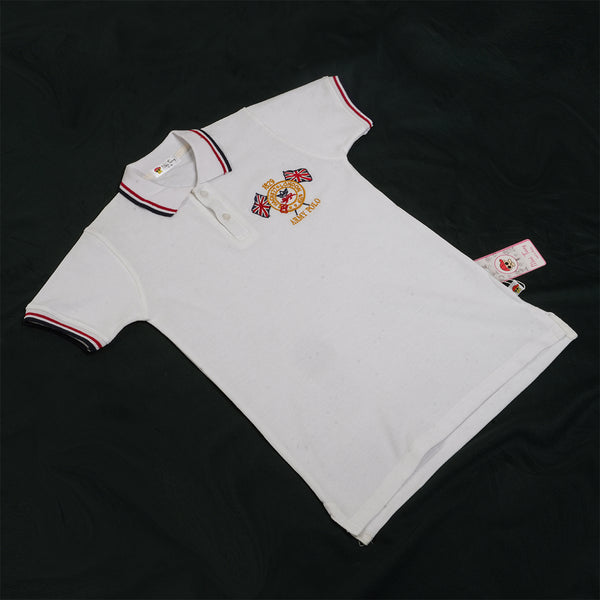 Boys Polo White T-Shirt