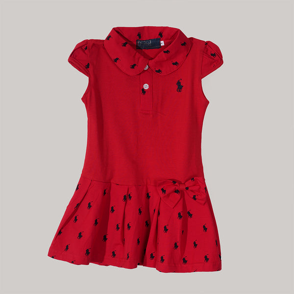Girls Red Frock
