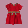 Girls Red Frock