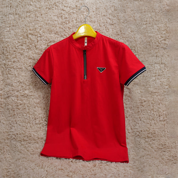 Boys Polo Red T-Shirt