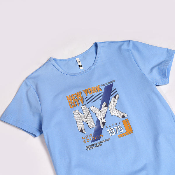 Boys Sky Blue T-Shirt