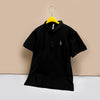 Boys Black Polo T-Shirt