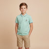 Boys Sage Green Polo T-Shirt