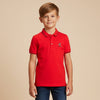 Boys Red Polo T-Shirt