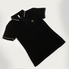 Boys Black Polo T-Shirt