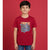 Boys Red Graphic T-Shirt