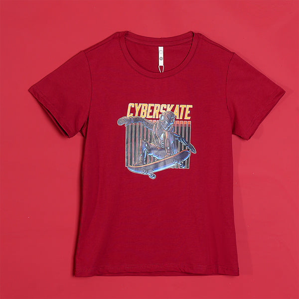 Boys Red Graphic T-Shirt