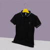 Boys Black Polo T-Shirt