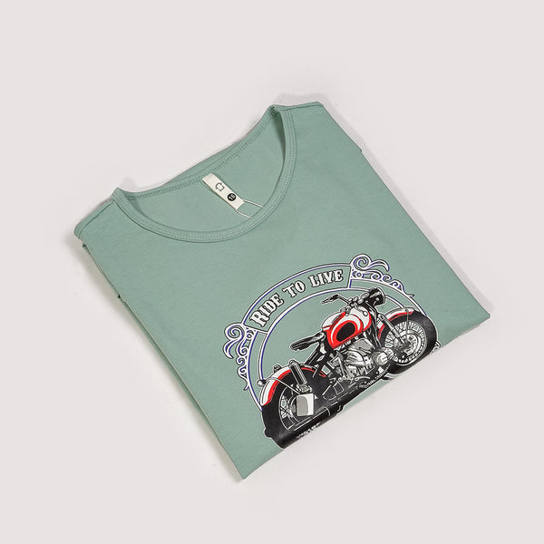 Boys Sea-Green T-Shirt