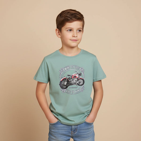 Boys Sea-Green T-Shirt