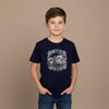 Boys Black Graphic T-Shirt