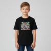 Boys Black Graphic T-Shirt