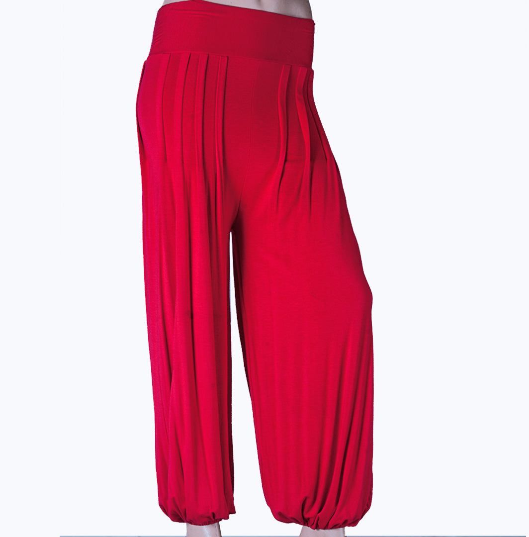 Brick Red Patiala Trouser