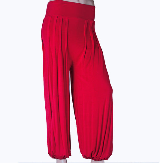 Brick Red Patiala Trouser