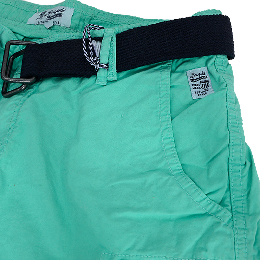 Brmuda Style Sea Green Shorts