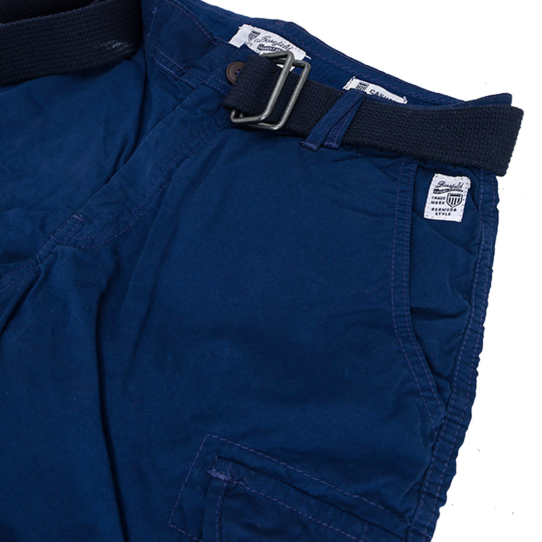 Brmuda Style Navy Blue Shorts