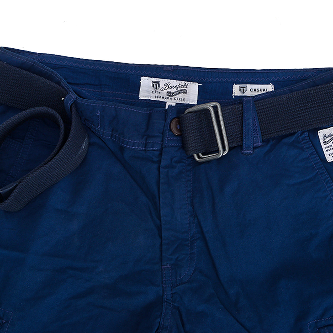 Brmuda Style Navy Blue Shorts